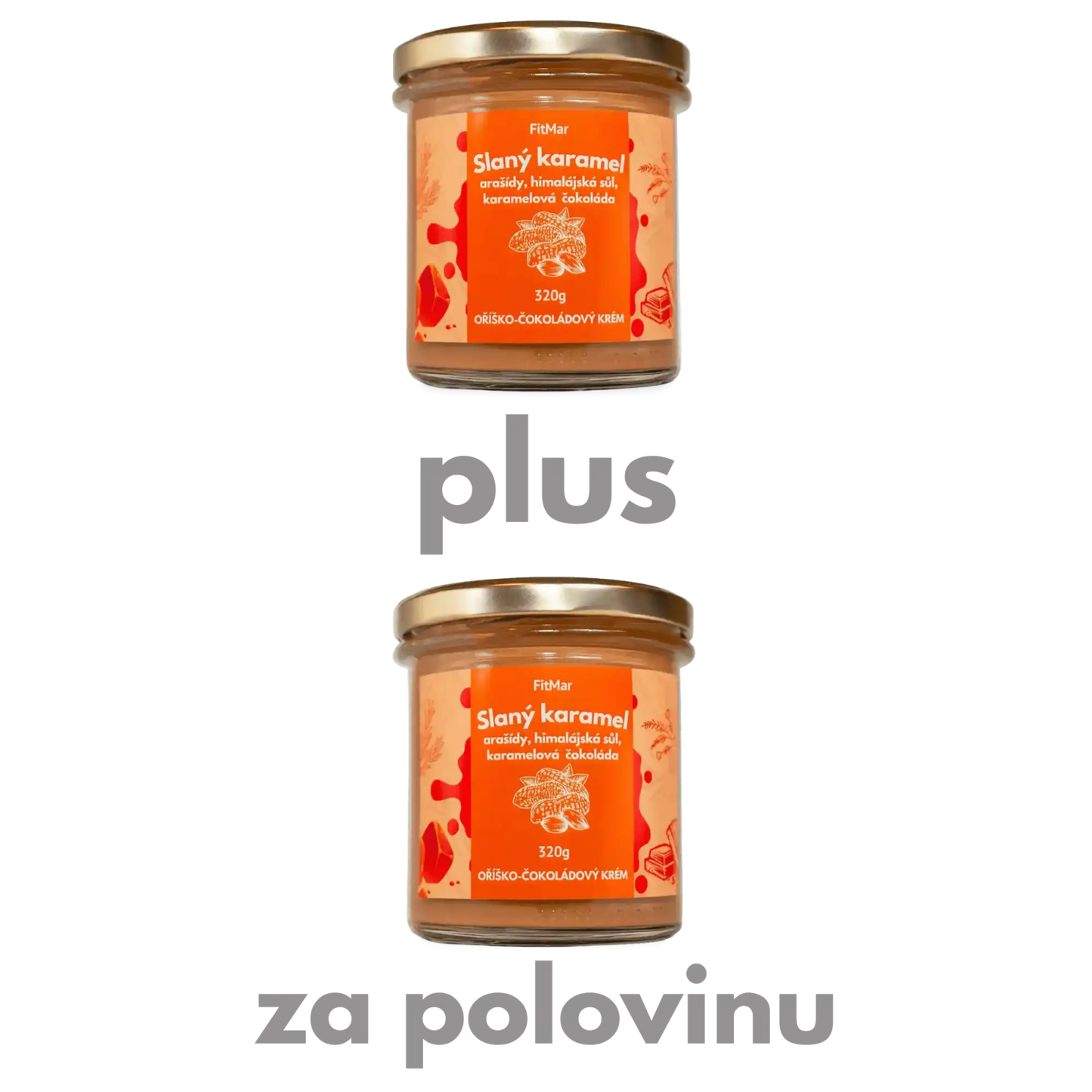 Slaný karamel 1+1 za půlku - FitMar.cz