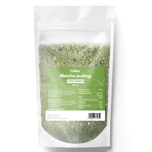 FitMar Matcha puding 500 g - FitMar.cz