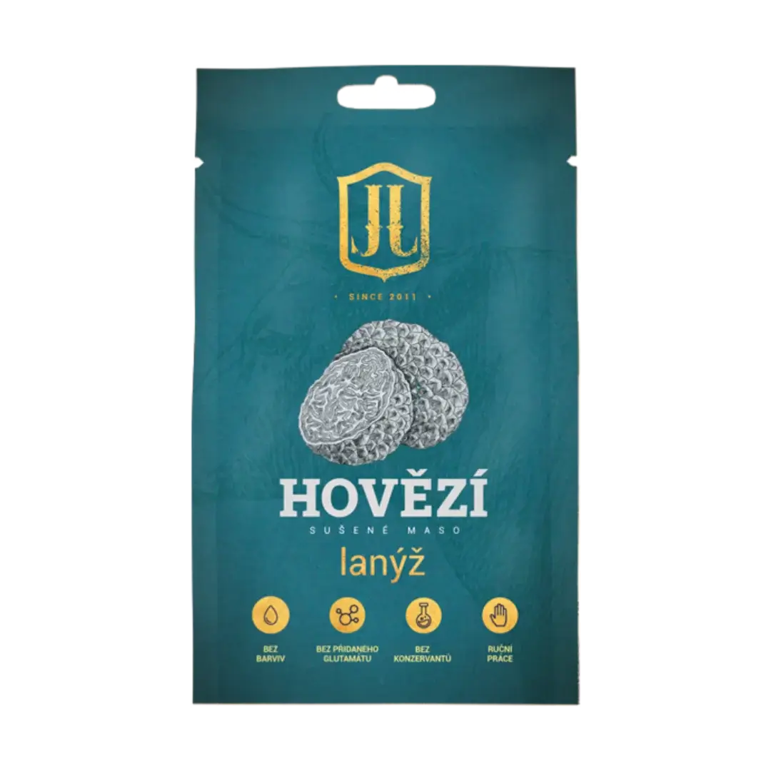 Juhočeské Jerky Hovädzie Hľuzovka 20 g