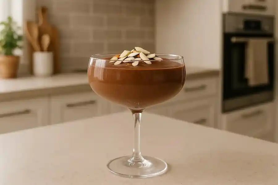 Čokoládový mousse ze silken tofu a čokoládového másla - FitMar.cz