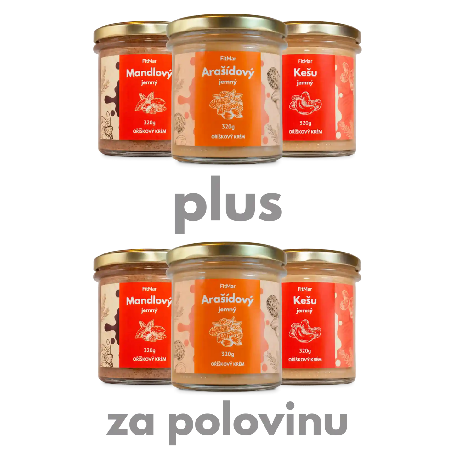 Balíček Bez cukru 1+1 za polovinu - FitMar.cz