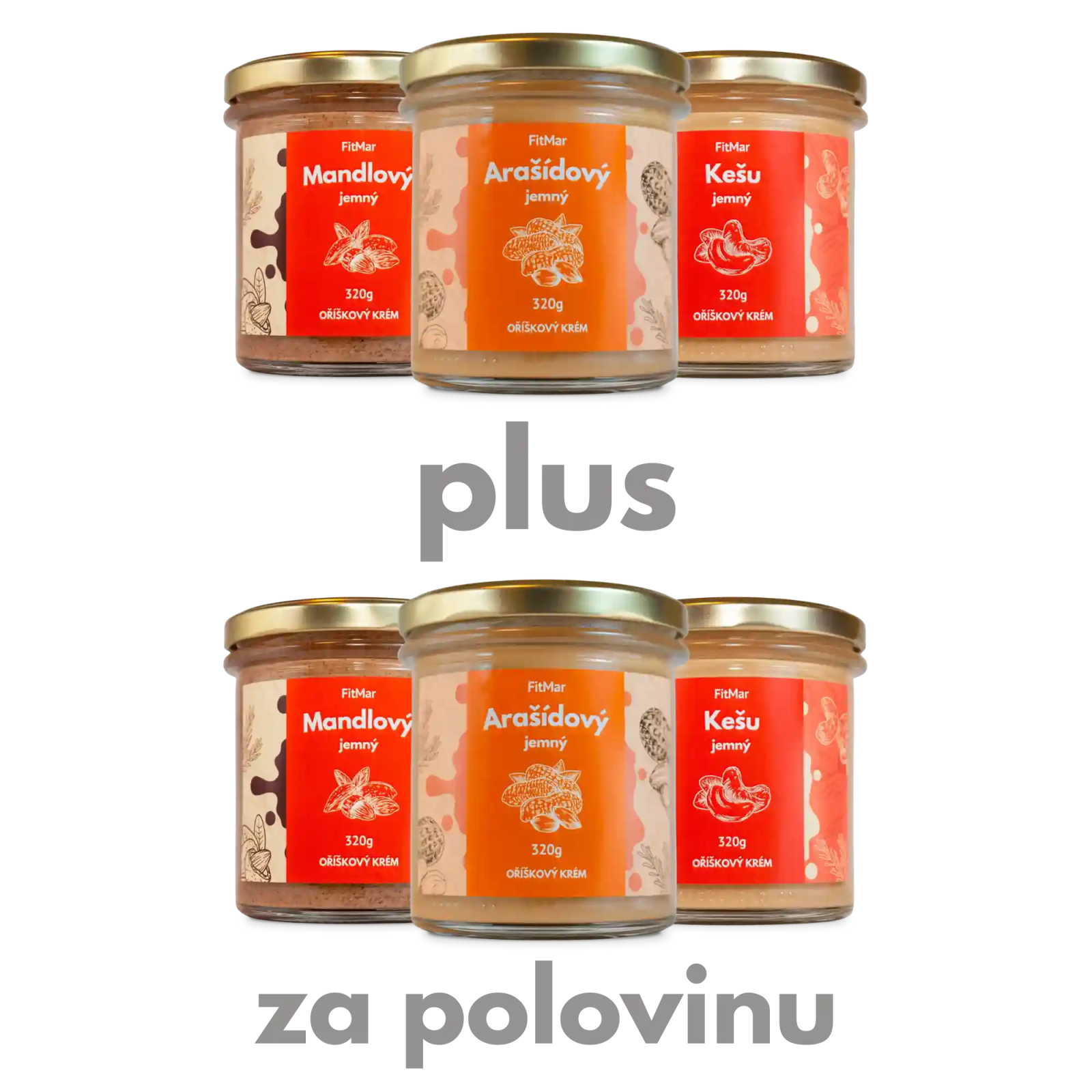 Balíček Bez cukru 1+1 za polovinu - FitMar.cz