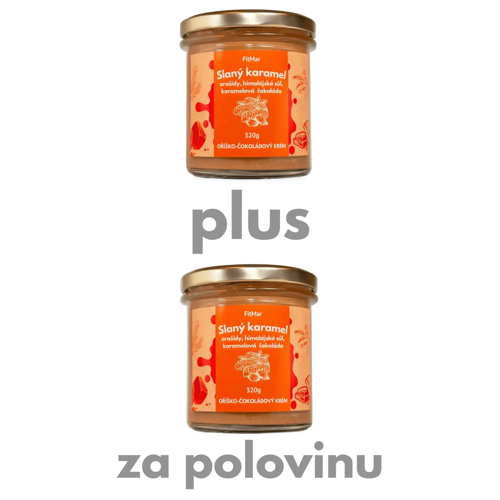 Slaný karamel 1+1 za půlku - FitMar.cz