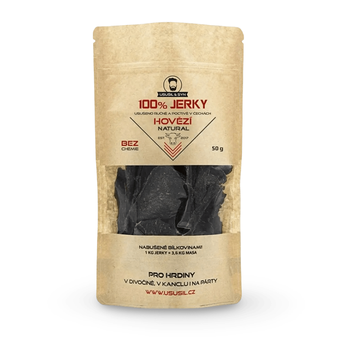 100% NARAVNA GOVEDINA JERKY 50 g - FitMar.si