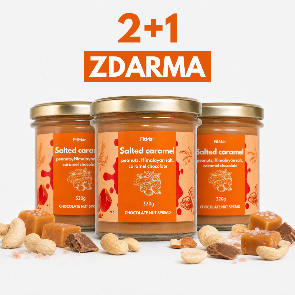 2+1 ZADARMO Arašidový slaný karamel