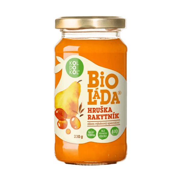 Bioláda rakytník a hruška 230g bio - FitMar.cz