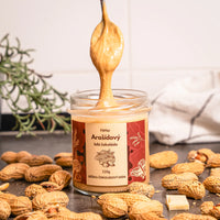 Arašídový krém s bílou čokoládou - FitMar.cz