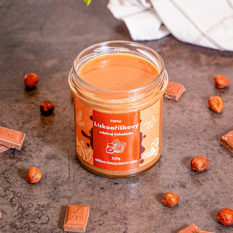 Lískooříškový krém s mléčnou čokoládou - FitMar.cz