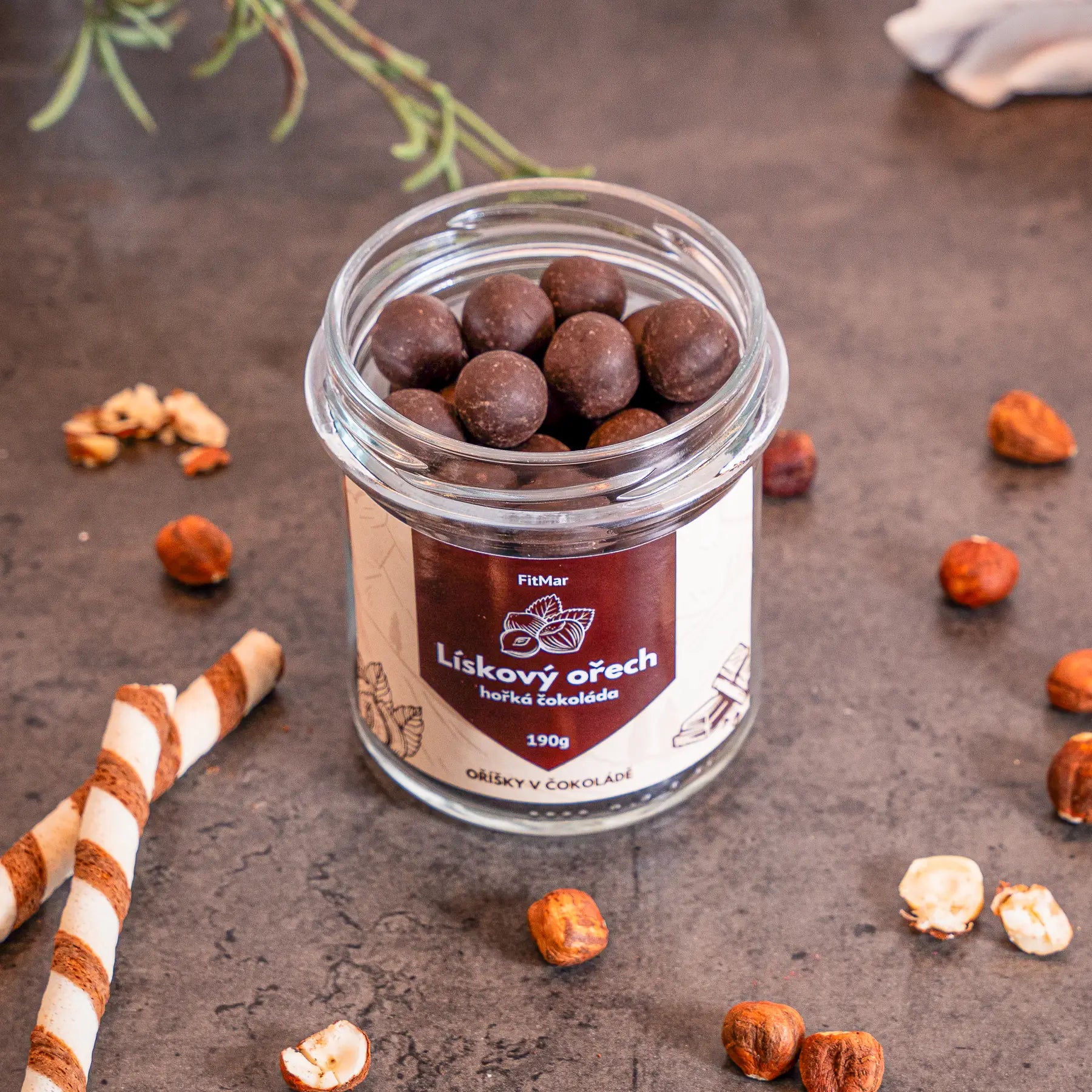 Lískové ořechy v hořké čokoládě - FitMar.cz