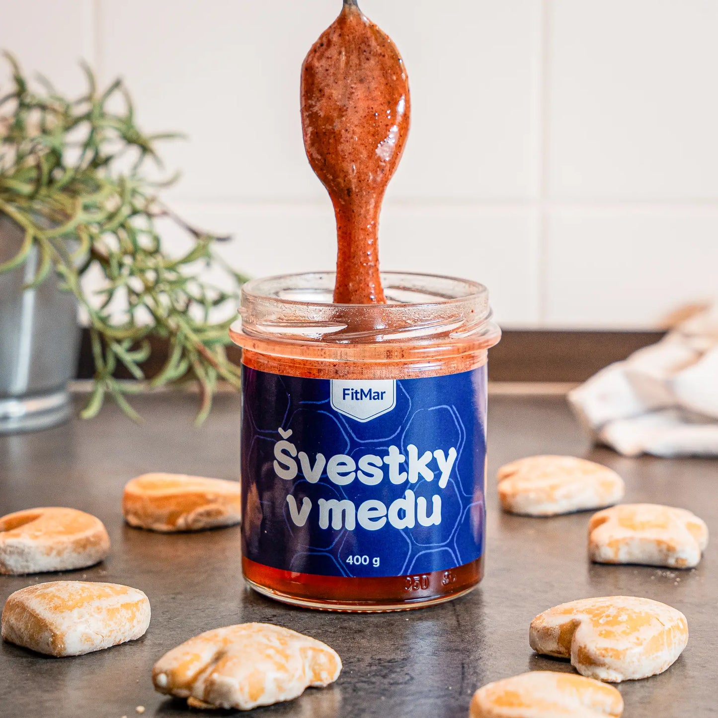 Slivky v mede 400g