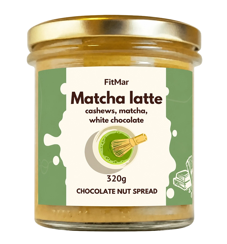 Matcha Latte krém s bielou čokoládou
