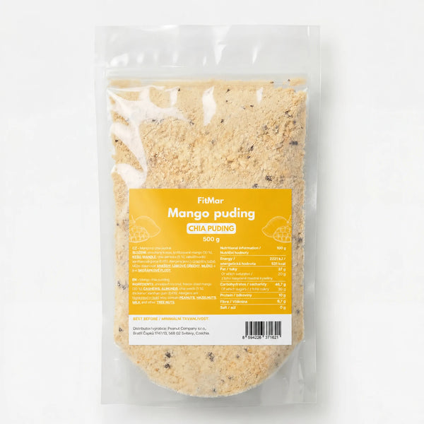 Minútový mangový chia puding 500 g