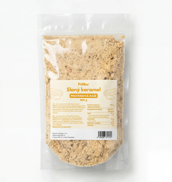 FitMar Proteínová ovsená kaša Slaný karamel 500 g