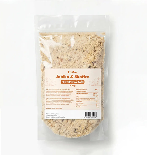 FitMar Proteínová ovsená kaša jablko a škorica 500 g