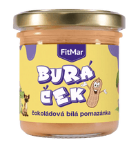 Biela čokoládová nátierka 190g - FitMar.cz