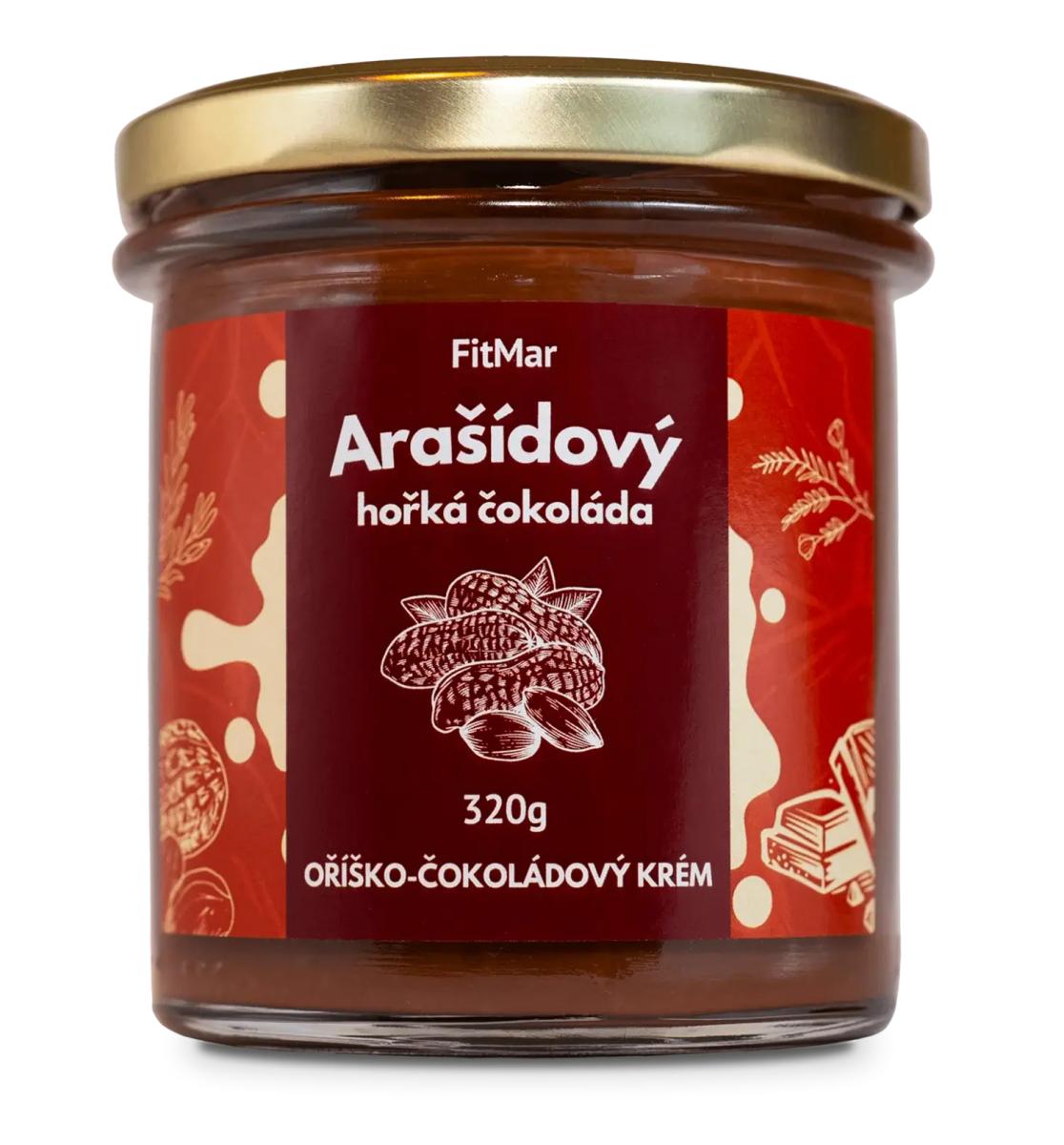 Arašidový krém s horkou čokoládou - FitMar.cz