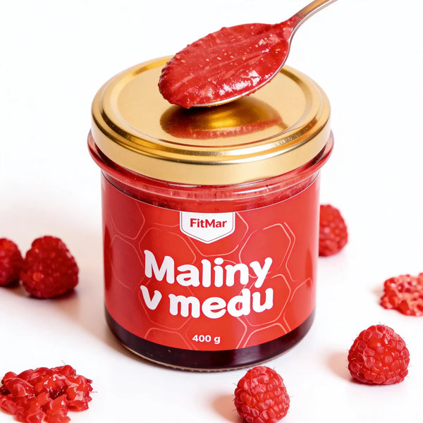 Maliny v mede 400g