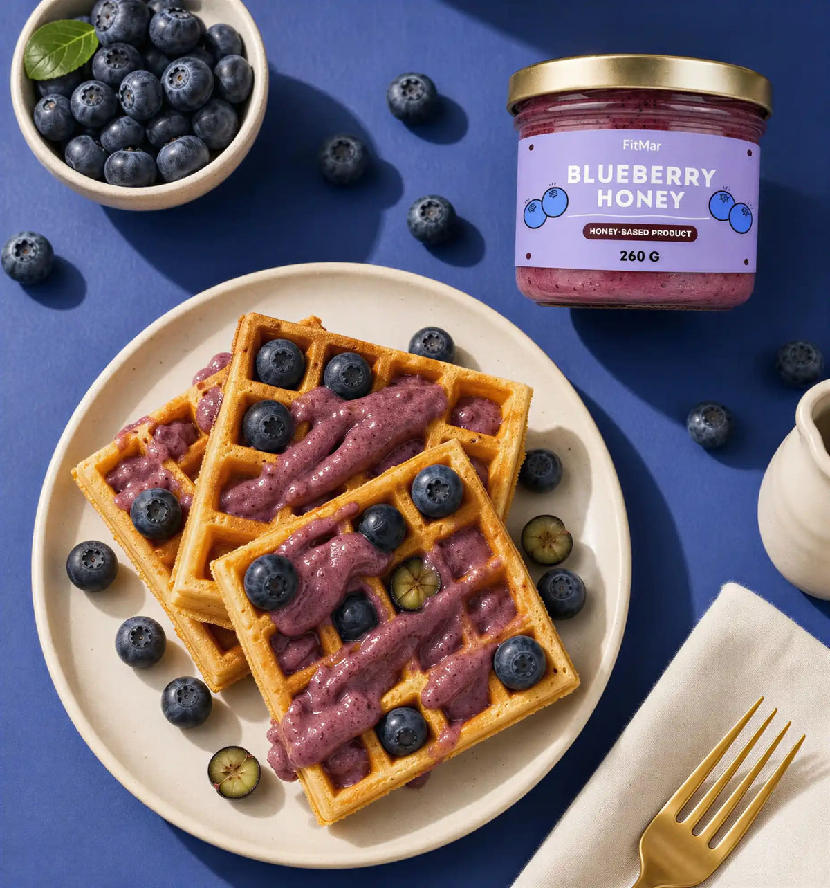 Borůvky v medu | Pastovaný med s Lyo ovocem