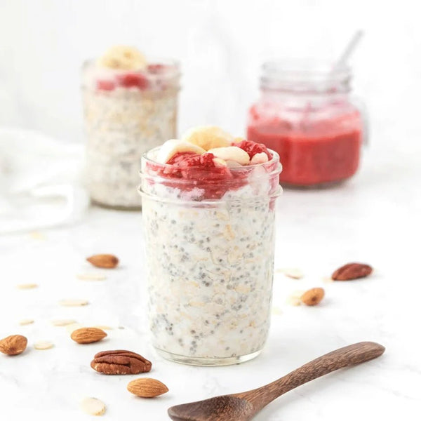 FitMar Proteinová ovesná kaše Malina a jahoda 500 g - FitMar.cz