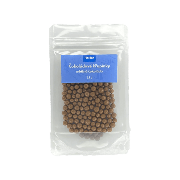 Křupinky do krému - mléčná čokoláda 15g - FitMar.cz