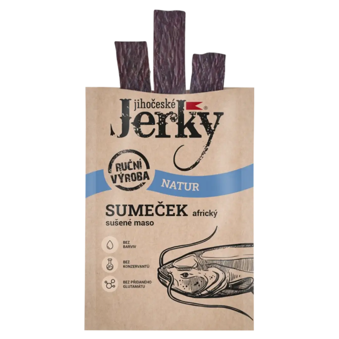 Juhočeské Jerky sumček africký natur 15 g