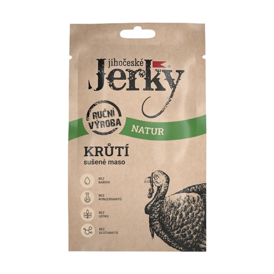 Juhočeské Jerky bravčové natur 20 g